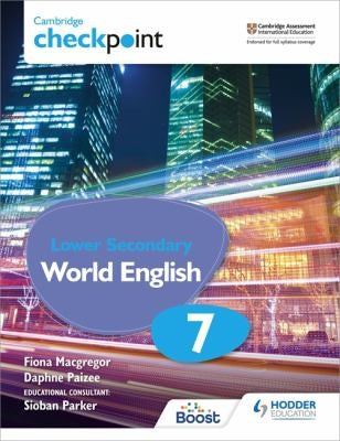 Front Cover Of Cam Checkpoint Lower Secondary World English Sb7