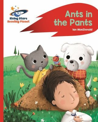 Front Cover Of Ants In The Pants! - Red A: Rocket Phonics