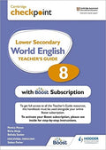 Front Cover Of Cam Checkpoint Lower Secondary World English Tg 8