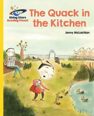 Front Cover Of The Quack In The Kitchen - Yellow