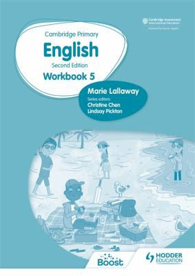 Front Cover Of Cambridge Primary English Workbook 5