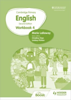 Front Cover Of Cambridge Primary English Workbook 4