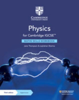 Front Cover Of Cambridge Physics for Cambridge IGCSE��� Maths Skills Workbook with Digital Access (2 