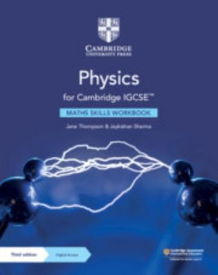 Front Cover Of Cambridge Physics for Cambridge IGCSE��� Maths Skills Workbook with Digital Access (2 