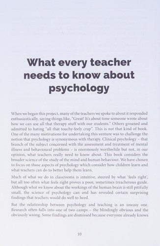 Front Cover Of What Every Teacher Needs To Know About Psychology