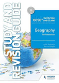 Front Cover Of Hodder Cambridge IGCSE and O Level Geography Study and Revision Guide (Revised Edition)
