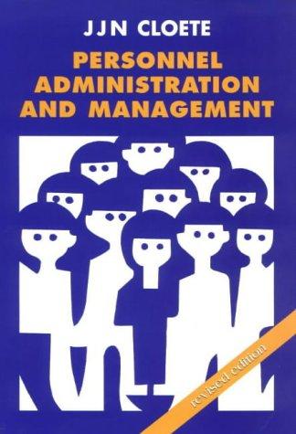 Personnel administration and management 4/e