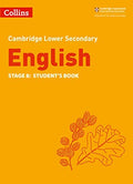Front Cover Of Collins Cambridge Lower Secondary English Student's Book Stage 8