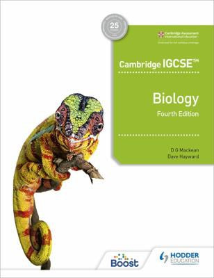Front Cover Of Cam/Ie Igcse Biology 4 Th Edition