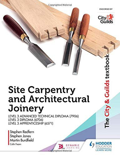 Front Cover Of City & Guilds Site Carpentry & Archit Joinery Lvl3