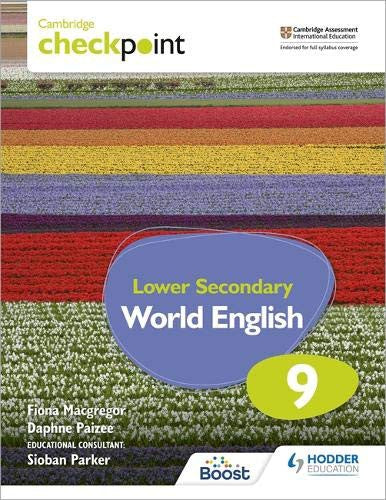 Front Cover Of Cam Checkpoint Lower Secondary World English Sb 9