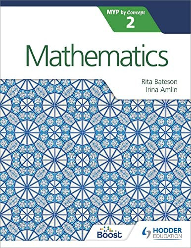 Front Cover Of Mathematics For Ib Myp 2