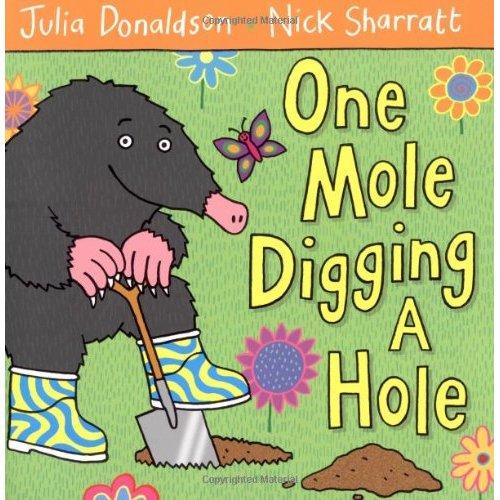 Front Cover Of One Mole Digging A Hole