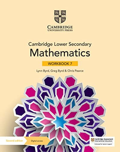 Front Cover Of Cambridge Lower Secondary Mathematics Workbook 7 with Digital Access (1 Year)